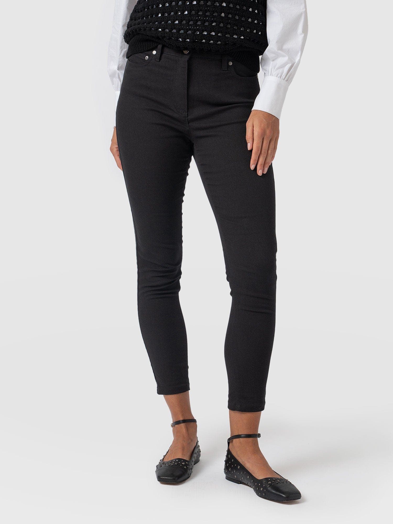 Maeva Skinny Pant Black - Women's Pants | Saint + Sofia® US